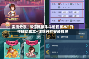 实测分享“微信链接牛牛透视脚本”开挂辅助脚本+详细开挂安装教程