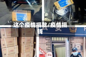 这个疫情捐款/疫情捐钱