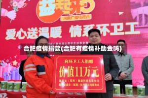合肥疫情捐款(合肥有疫情补助金吗)