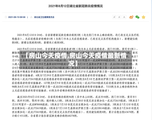 【房山今天疫情,房山今天疫情最新情况】-第3张图片