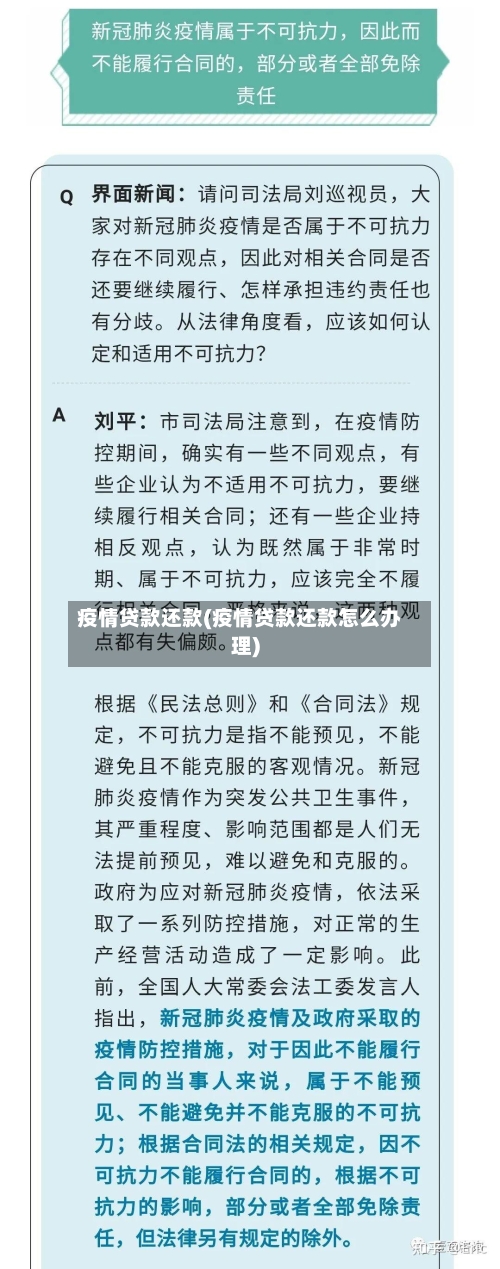 疫情贷款还款(疫情贷款还款怎么办理)-第2张图片