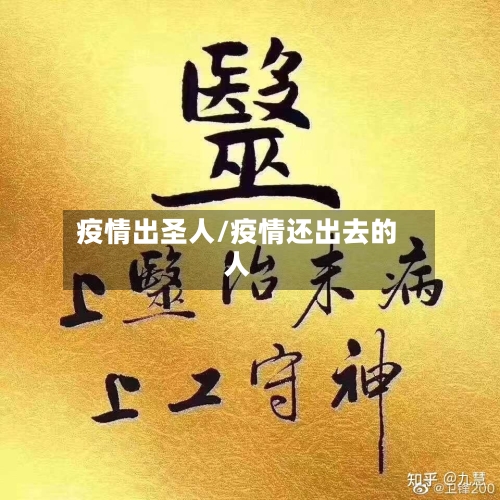 疫情出圣人/疫情还出去的人-第3张图片