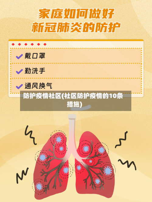 防护疫情社区(社区防护疫情的10条措施)-第1张图片