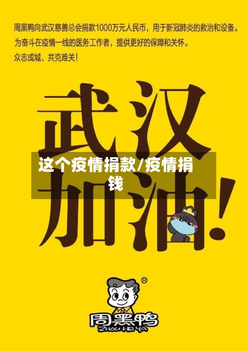 这个疫情捐款/疫情捐钱-第2张图片