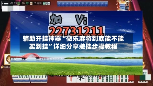 辅助开挂神器“微乐麻将到底能不能买到挂”详细分享装挂步骤教程-第1张图片
