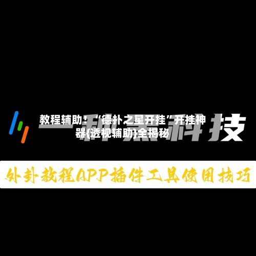 教程辅助！“德扑之星开挂”开挂神器{透视辅助}全揭秘-第1张图片