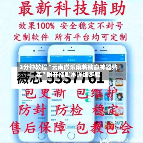 3分钟教程“云南微乐麻将助赢神器购买”附开挂脚本详细步骤-第2张图片