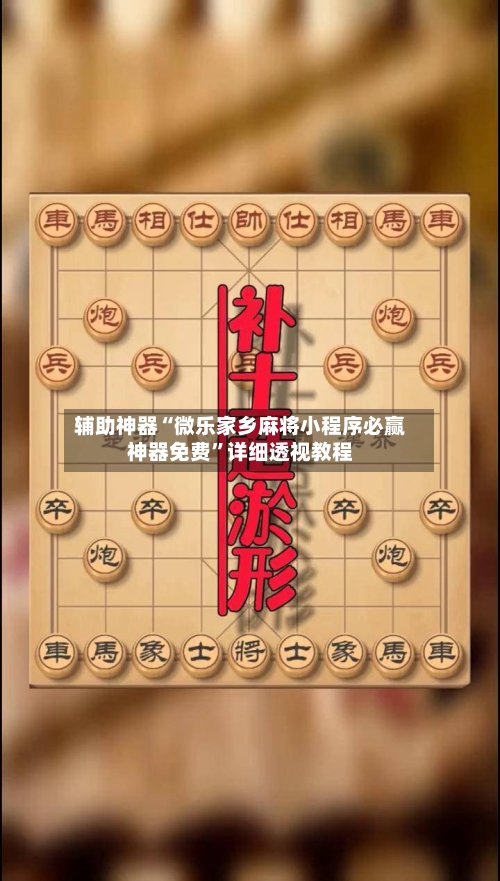 辅助神器“微乐家乡麻将小程序必赢神器免费”详细透视教程-第1张图片