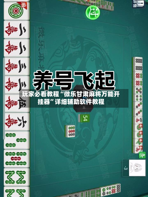 玩家必看教程“微乐甘肃麻将万能开挂器”详细辅助软件教程-第2张图片
