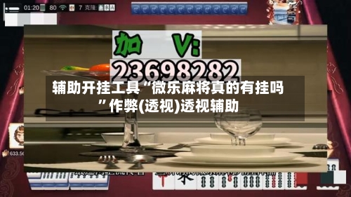 辅助开挂工具“微乐麻将真的有挂吗	”作弊(透视)透视辅助-第1张图片