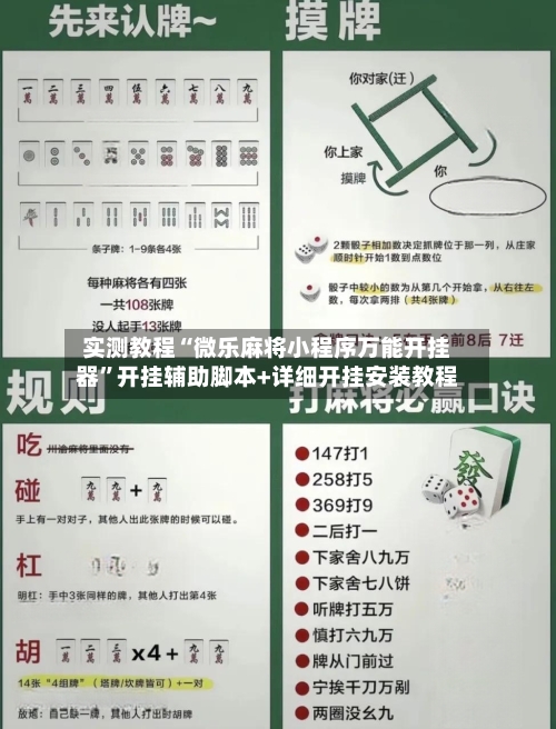实测教程“微乐麻将小程序万能开挂器”开挂辅助脚本+详细开挂安装教程-第1张图片