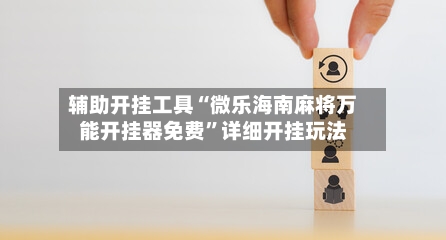 辅助开挂工具“微乐海南麻将万能开挂器免费	”详细开挂玩法-第2张图片