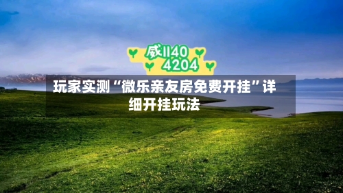 玩家实测“微乐亲友房免费开挂”详细开挂玩法-第1张图片