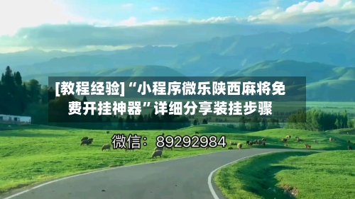 [教程经验]“小程序微乐陕西麻将免费开挂神器	”详细分享装挂步骤-第2张图片