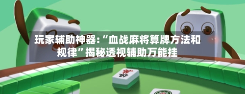 玩家辅助神器:“血战麻将算牌方法和规律”揭秘透视辅助万能挂-第2张图片