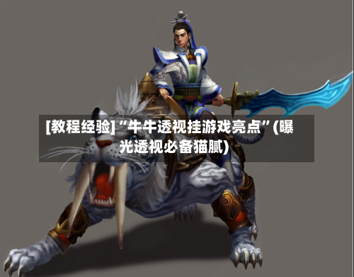 [教程经验]“牛牛透视挂游戏亮点	”(曝光透视必备猫腻)-第1张图片