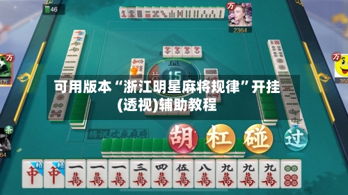 可用版本“浙江明星麻将规律”开挂(透视)辅助教程-第2张图片