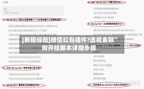 [教程经验]微信红包插件?透视金额”附开挂脚本详细步骤-第1张图片